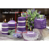 Lima Winter glitter Lavender scented candle cylinder 60 x 120 mm 1 piece