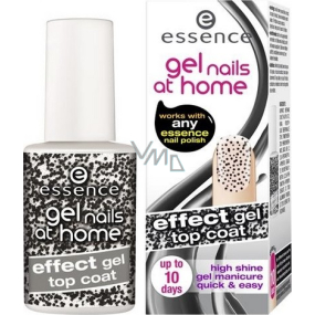 Essence Gel Nails At Home Effect Gel Top Coat topcoat gel polish 05 Polka Dots 7 ml