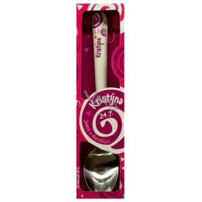 Nekupto Twister Spoon named Kristýna pink 16 cm