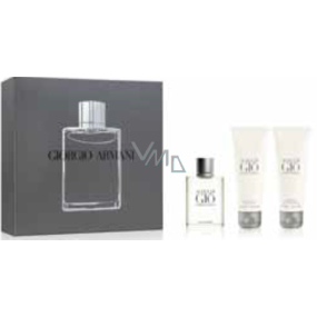 Giorgio Armani Acqua di Gio pour Homme Eau de Toilette 50 ml + shower gel 75 ml + aftershave 75 ml, gift set