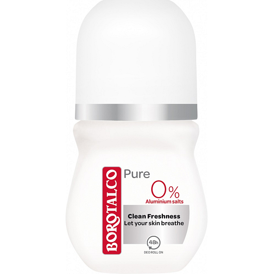 Borotalco Pure roll-on antiperspirant deodorant unisex 50 ml