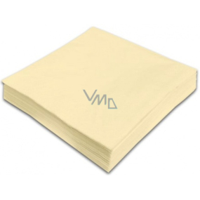Gastro Paper napkins 2 ply 33 x 33 cm 50 pieces colored beige