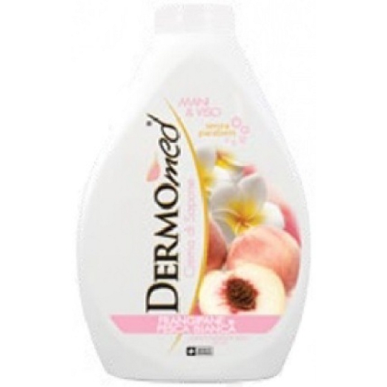 Dermomed Frangipani & White Peach liquid soap refill 300 ml