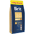 Brit Premium Adult M for adult dogs of medium breeds 10-25 kg - 15 + 3 kg Complete premium food