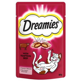 Dreamies Cat with beef supplementary food for cats 60 g