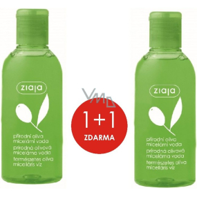 Ziaja Oliva micellar water for dry and normal skin 2 x 200 ml, duopack