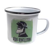 Bohemia Gifts Enamel Mug with Print for Grandpa, Diameter 8 cm