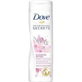 Dove Nourishing Secrets Glowing Ritual Lotus Flower and Rice Water Body Lotion 250 ml