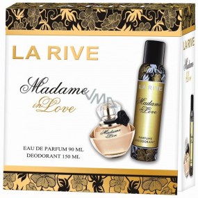 La Rive Madame in Love perfumed water for women 90 ml + deodorant spray 150 ml, gift set