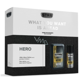 Str8 Hero aftershave 100 ml + deodorant spray 150 ml, cosmetic set