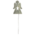 Angel wooden gray recess 8 cm + wire
