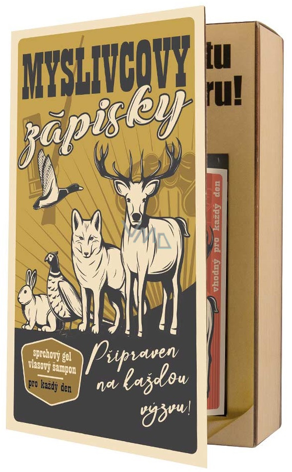 Bohemia Gifts For hunters shower gel 250 ml + shampoo for hair 250 ml