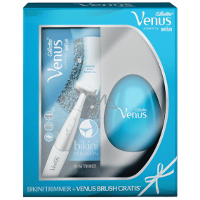 Gillette Venus Bikini Precision + hairbrush without handle, cosmetic set for women