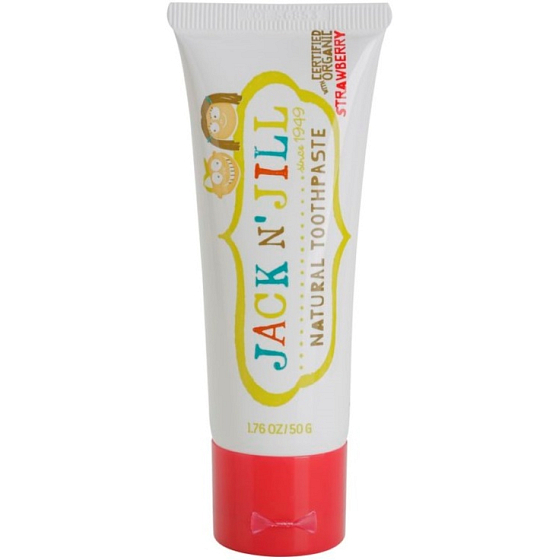 Jack N Jill BIO Strawberry natural toothpaste for children 50 g