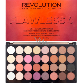 Makeup Revolution Ultra Eyeshadows palette of 32 eye shadows Flawless 4 16 g