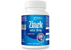 Nutricius Zinc Extra dietary supplement, a powerful antioxidant, helps the normal function of the immune system, contributes to fertility 25 mg 100 tablets