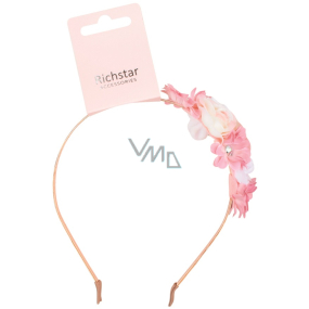 Richstar Accessories Headband with white and pink flowers