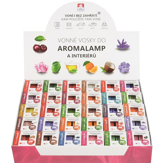 Kozák Box - natural fragrant wax for aroma lamps and interiors 30 pieces x 30 g