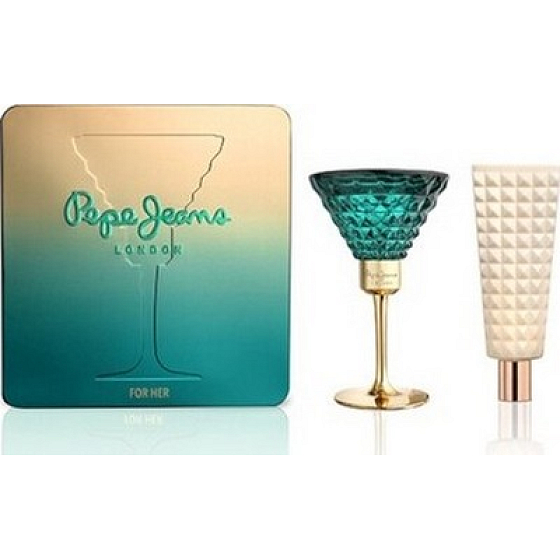Pepe Jeans Celebrate for Her perfumed water 80 ml + body lotion 80 ml, gift set