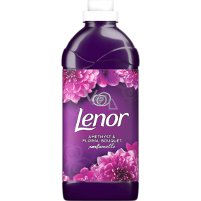 Lenor Amethyst & Floral Bouquet peony and wild rose scent fabric softener 36 washes 1080 ml