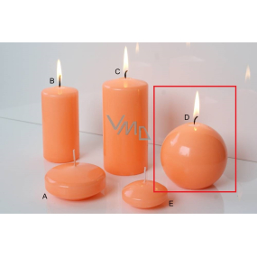 Lima Reflex phosphor orange candle ball 80 mm 1 piece