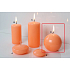 Lima Reflex Phosphorescent Orange Candle Sphere 80 mm 1 piece