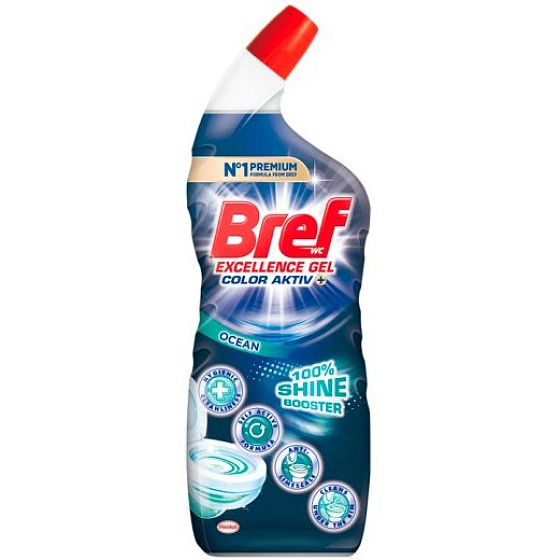 Bref Excellence Gel Color Aktiv Ocean anti-limescale liquid toilet gel 700 ml