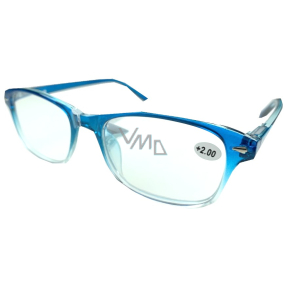Berkeley Reading glasses +2.0 plastic blue transparent 1 piece MC2199