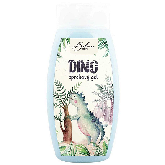 Bohemia Gifts Kids Dino shower gel for children blue 250 ml