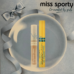 Miss Sports Studio Lash 3D Volumythic Mascara 001 Black 8 ml + Precious Shine Lip Gloss Lip Gloss 10 2.6 ml, cosmetic set