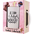 Bohemia Gifts I Dream of White Christmas ceramic mug 350 ml + hot chocolate 27 g, gift set