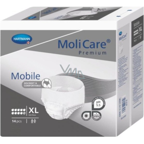 MoliCare Mobile XL X-Large stretch briefs for moderate and severe incontinence 14 pieces