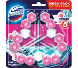 Domestos Power 5 Pink Magnolia Toilet Blank 3 x 55 g