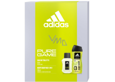 Adidas Pure Game eau de toilette 50 ml + shower gel 250 ml, gift set for men