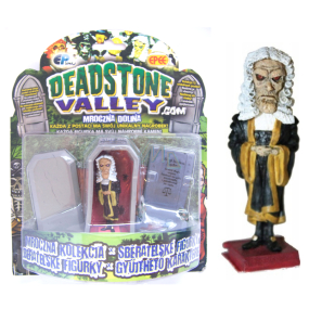 EP Line Deadstone Valley Zombie collectible figure, Judge Joachim Wigg with his own coffin and tombstone