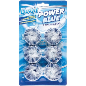 Duzzit Power Blue toilet cleaning block 6 pieces