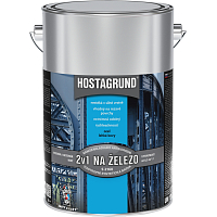 Hostagrund 2v1 S2160 primer and top coat for metal, 0440 light blue, 4 l
