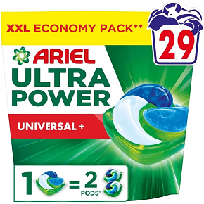 ARIEL TABLETS 29 DOSES ULTRA POWER REGULAR 2152 ARIEL TABLETS 29 DOSES ULTRA POWER REGULAR 2152