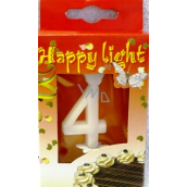 Happy light Cake Candle Number 4 in a Box