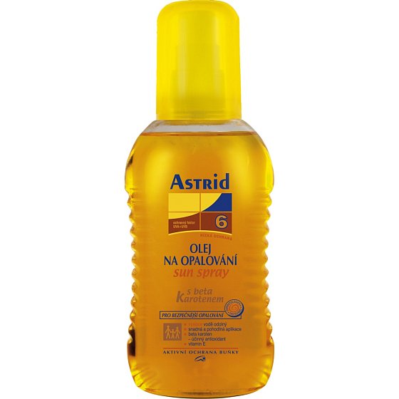 Astrid Sun F6 Beta-carotene suntan oil 200 ml