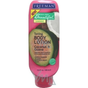 Freeman Feeling Beautiful Coconut and Guava toning, firming body lotion 400 ml