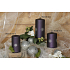 Lima Stars candle dark purple cylinder 60 x 120 mm 1 piece