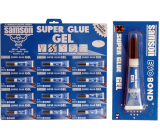 Samson Super Glue gel instant adhesive blue 12 x 3 g