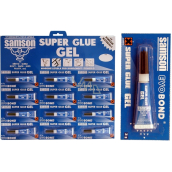 Samson Super Glue gel second glue blue 12 x 3 g