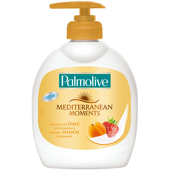Palmolive Mediterranean Moments Apricot & Strawberry Italy liquid soap 300 ml