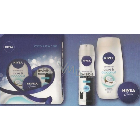 Nivea Deo Pure antiperspirant spray 150 ml + shower gel 250 ml + cream 30 ml, cosmetic set