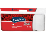 Big Soft Red Toilet Paper White 200 shreds 3 ply 10 pcs