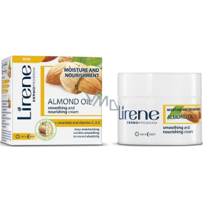 Lirene Almond Oil Moisturizing Softening Nourishing Day and Night Cream 50 ml
