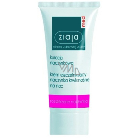 Ziaja Med Capillary Care strengthening night cream preventing cracking and formation of new dilated capillaries 50 ml