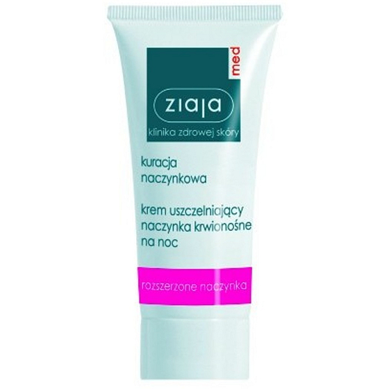 Ziaja Med Capillary Care strengthening night cream preventing cracking and formation of new dilated capillaries 50 ml
